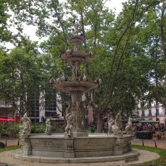 Fountain in Constitucion plaza